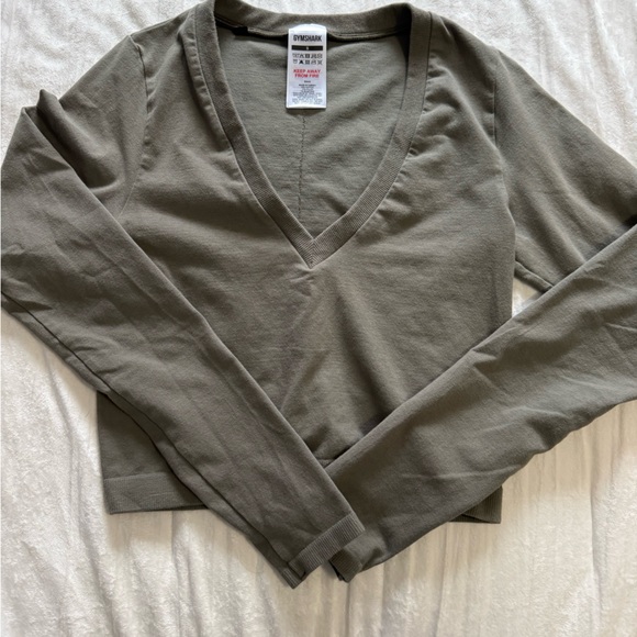 Gymshark Tops - Gymshark Olive Green Apparel